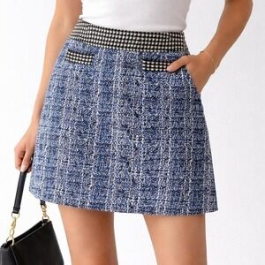 Cabi textured mini skirt